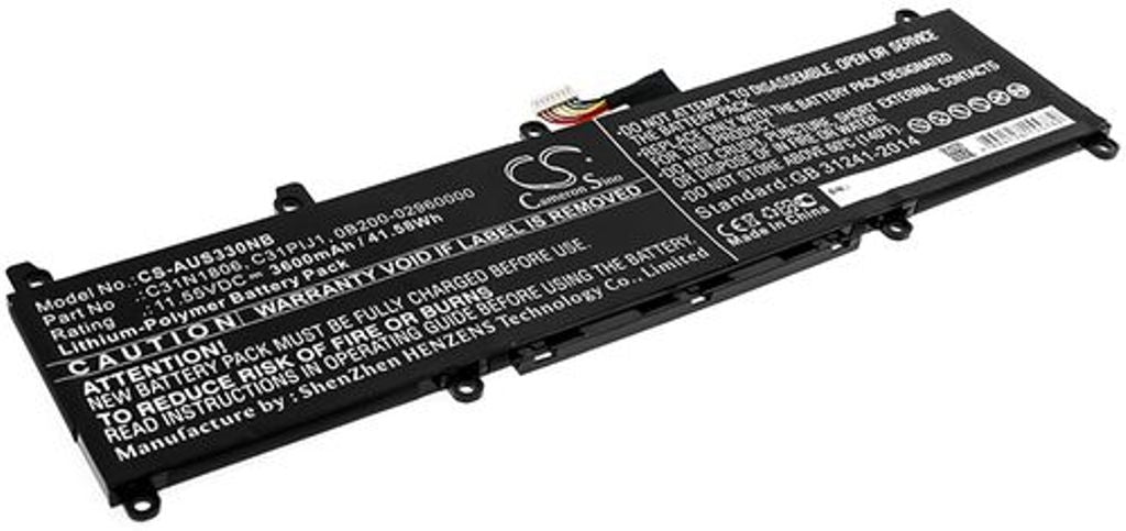 Battery for Asus X330FA-3G etc