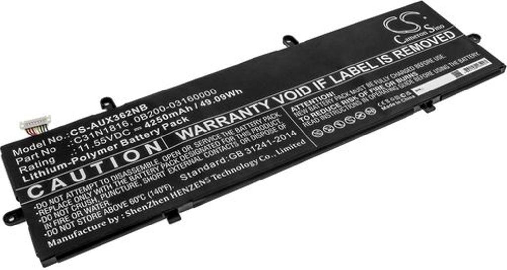 Battery for Asus Zenbook Flip 13 UX362FA-EL090T etc