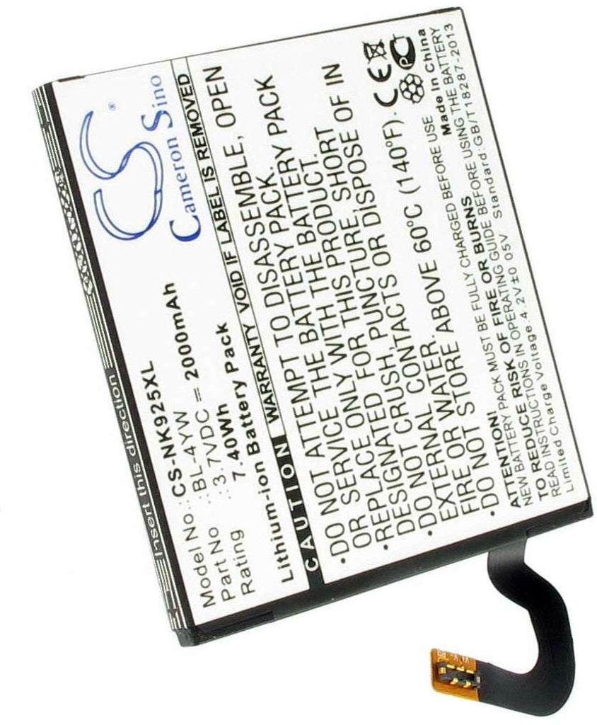 Battery for BL-4YW replacement battery