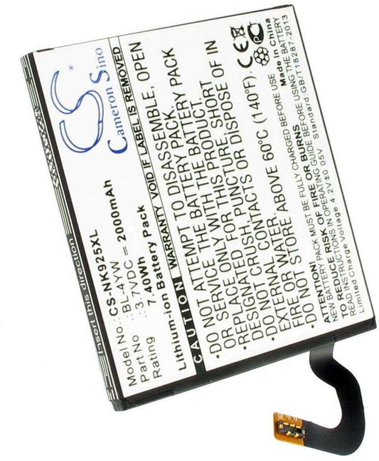 Battery for BL-4YW replacement battery