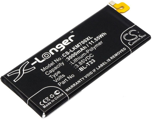 Battery for BL-T33 mfl replacement battery