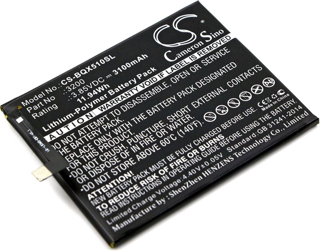 Battery for BQ Aquaris X5 Plus etc