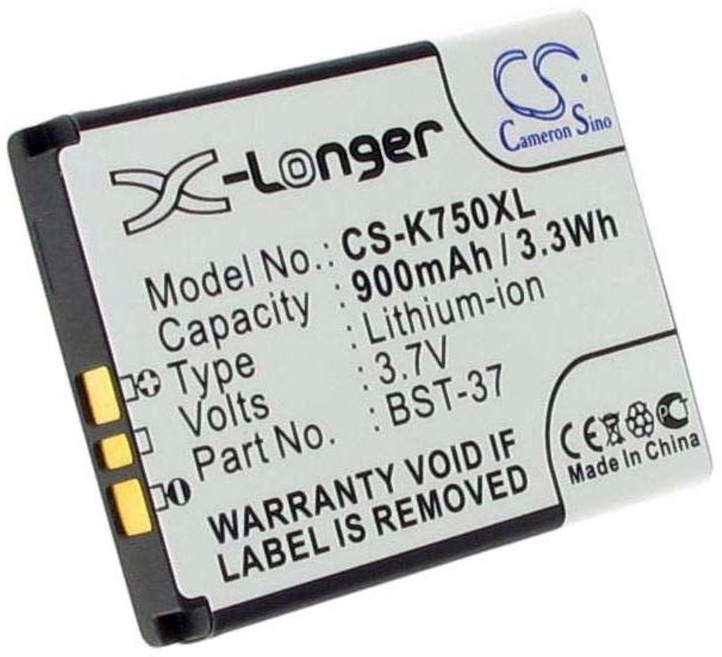 Battery for BST-37 replacement battery