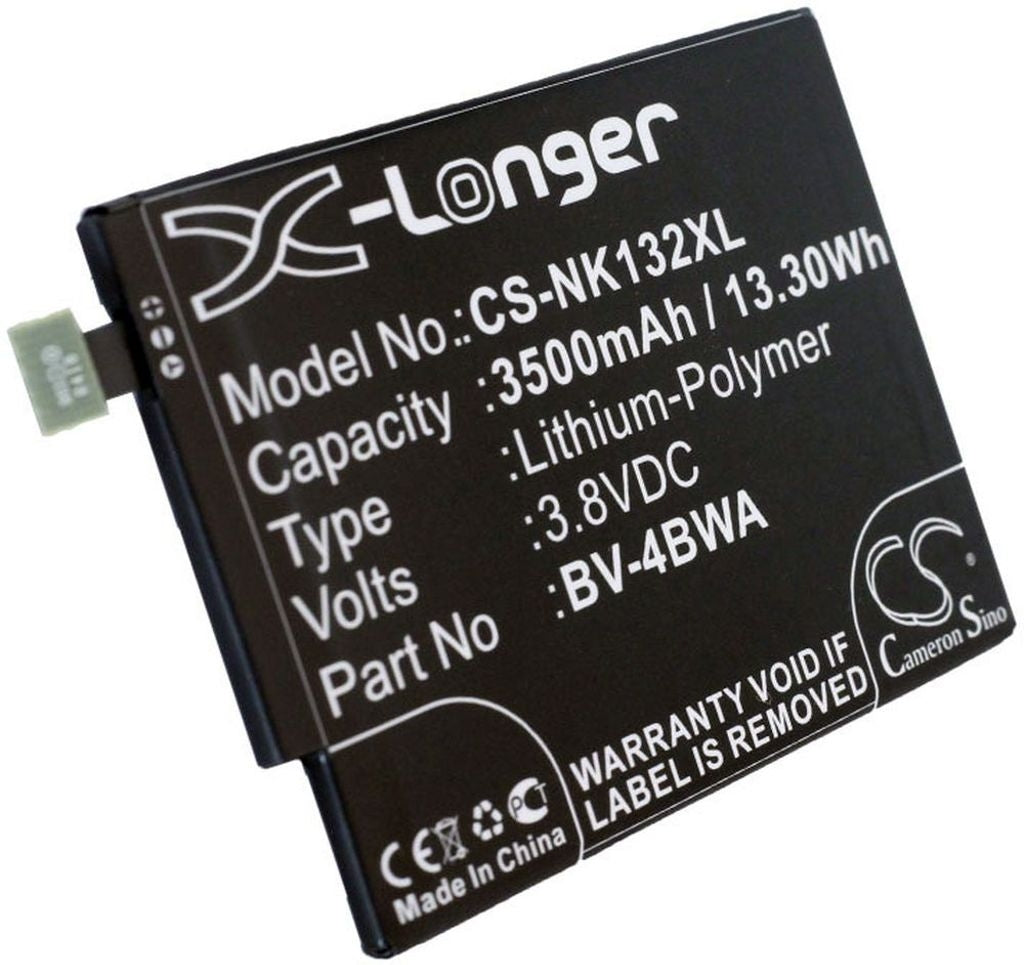 Battery for BV-4BWA replacement battery