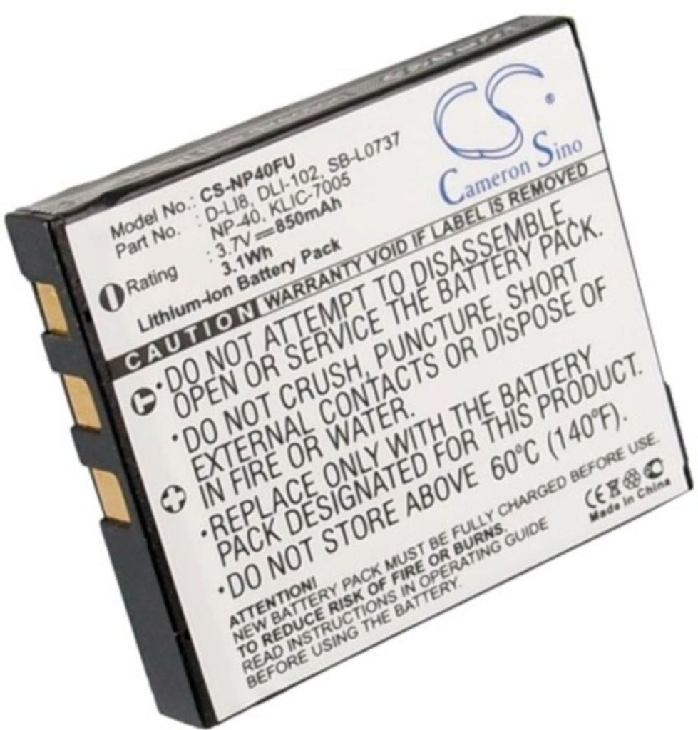 Battery for Benq DC X600 etc