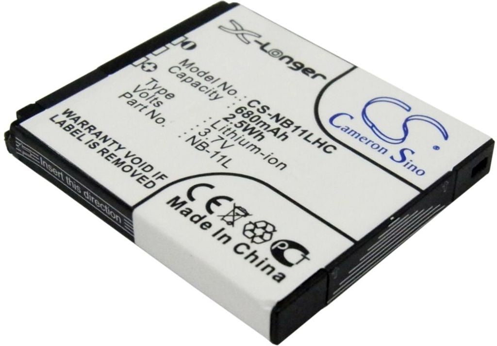 Battery for Canon ELPH 110 HS etc