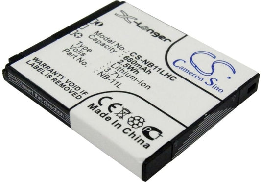 Battery for Canon ELPH 110 HS etc