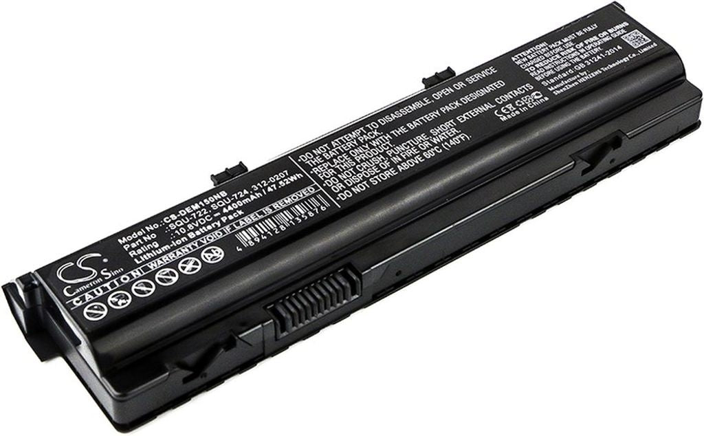 Battery for Dell Alienware M15X etc