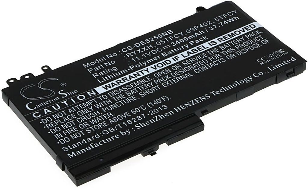 Battery for Dell Latitude 12 5000 mfl