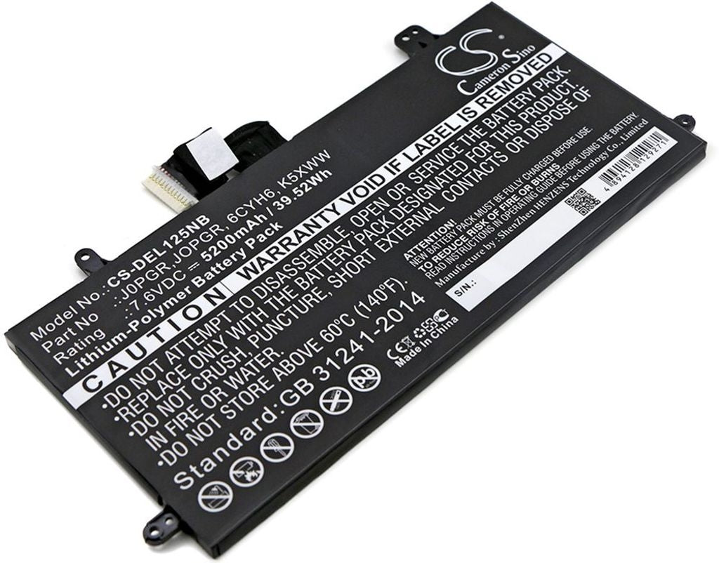 Battery for Dell Latitude 12 5285 etc
