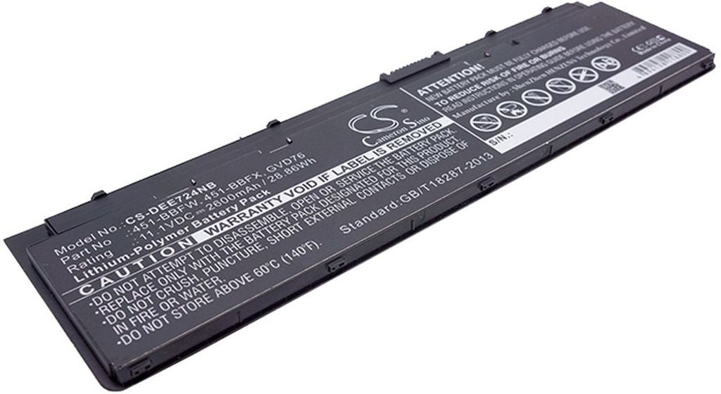 Battery for Dell Latitude 12 7000 mfl