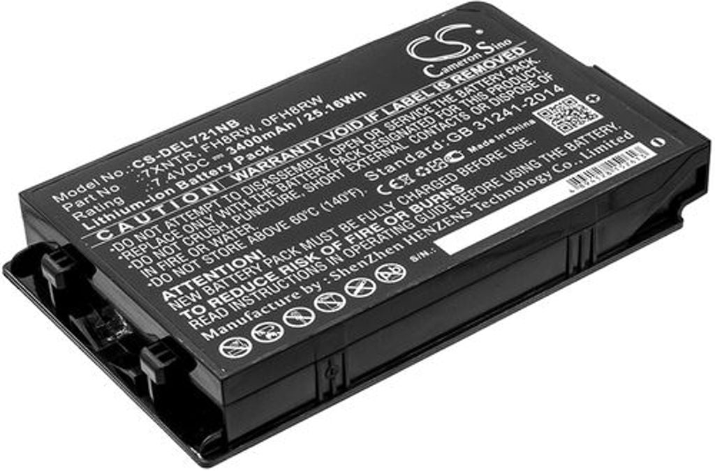 Battery for Dell Latitude 7202 Rugged Tablet etc