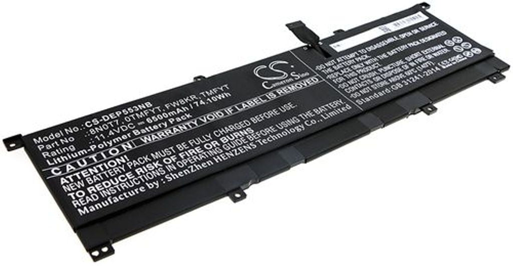 Battery for Dell Precision 5530 2-in-1 etc
