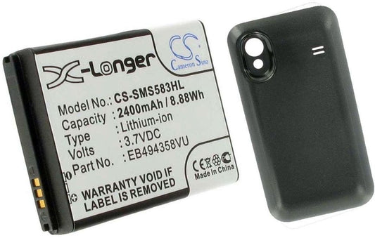 Battery for EB494358VU replacement battery 2400 mAh