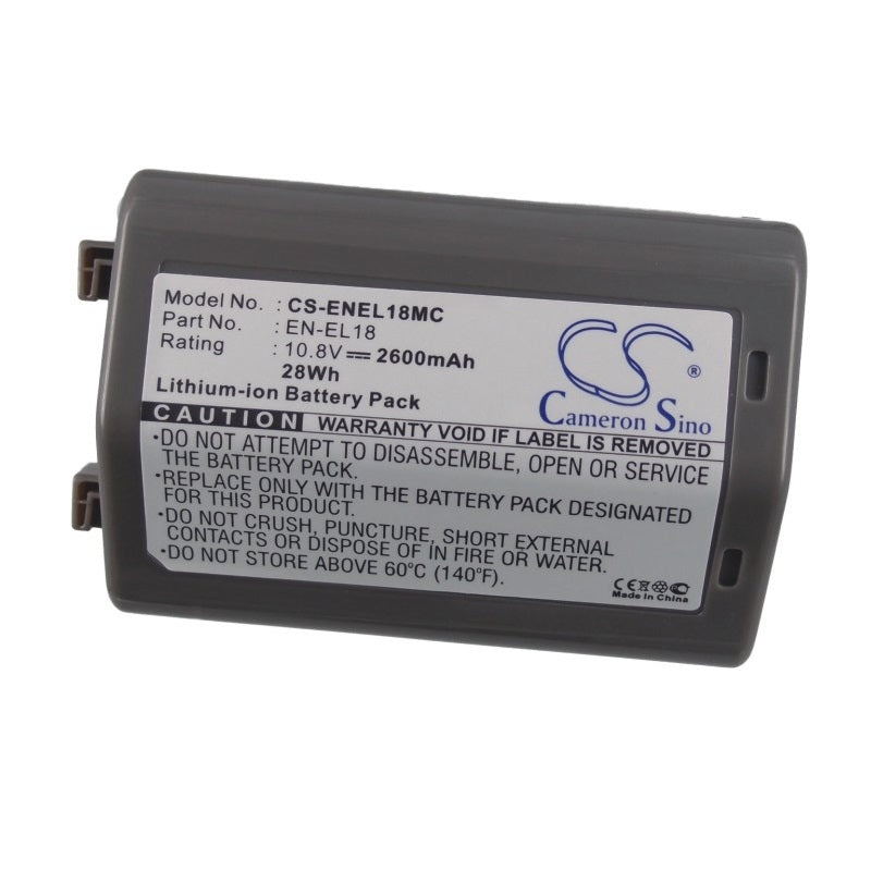 Battery for EN-EL18 replacement battery