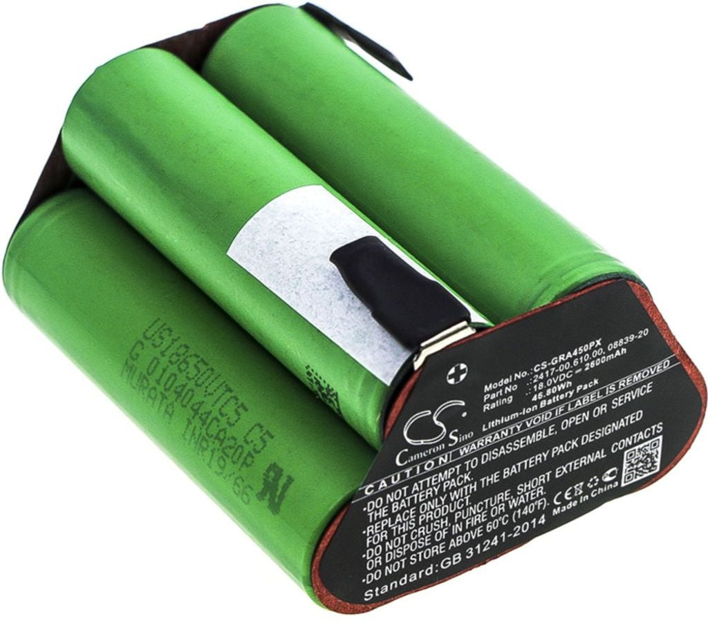 Battery for Gardena 02417-20 etc
