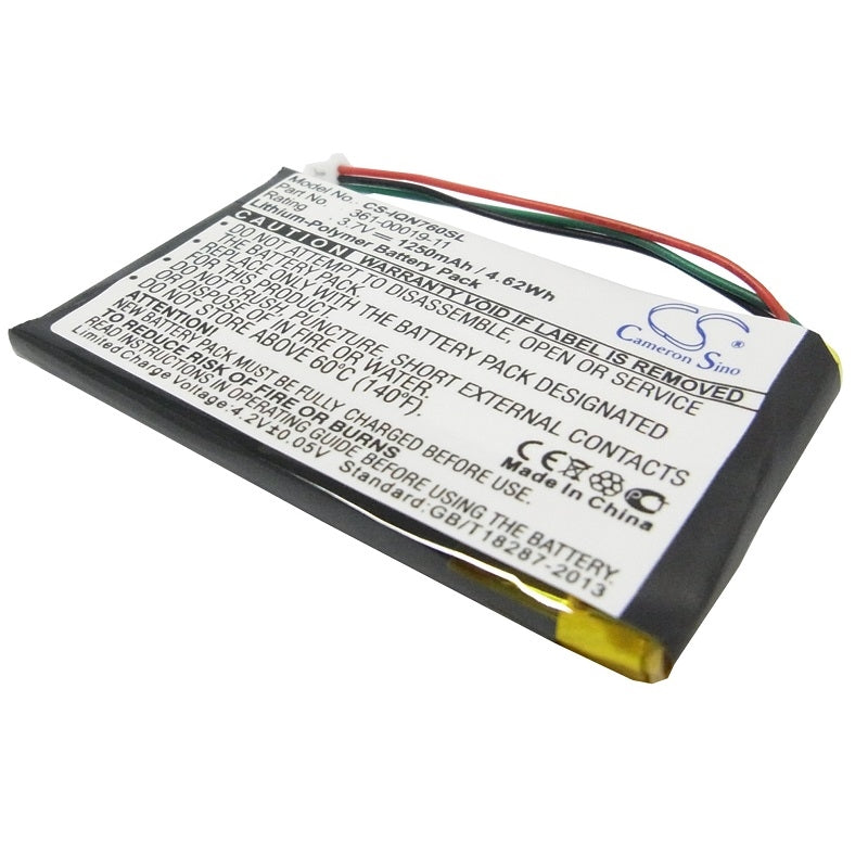 Battery for Garmin 361-00019-11, 361-00019-40