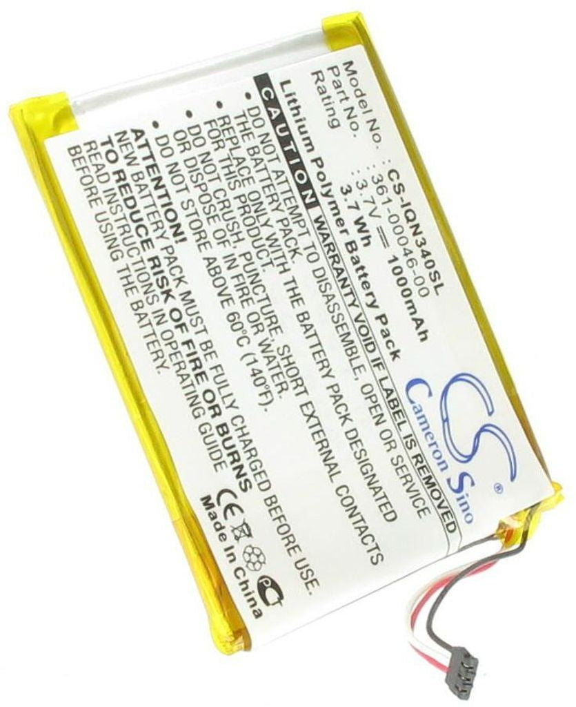 Battery for Garmin Nuvi 3400 etc