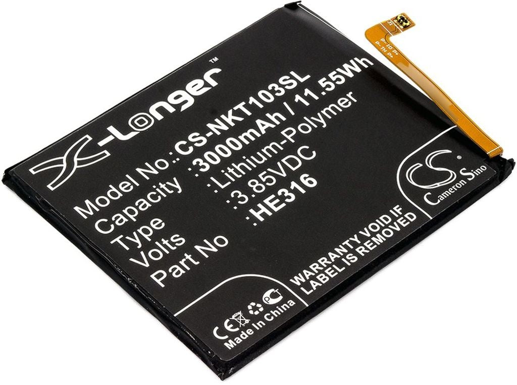 Battery for HE316 / HE317 / HE335 replacement battery