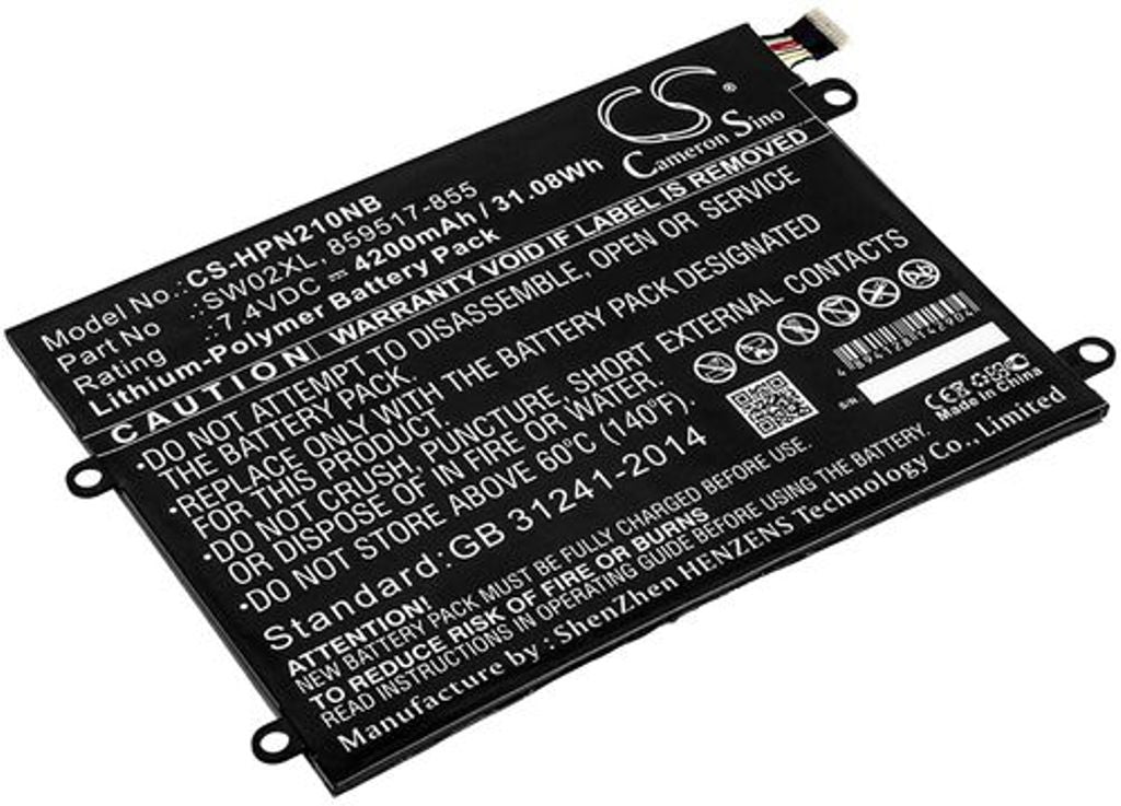 Battery for HP Notebook x2 etc