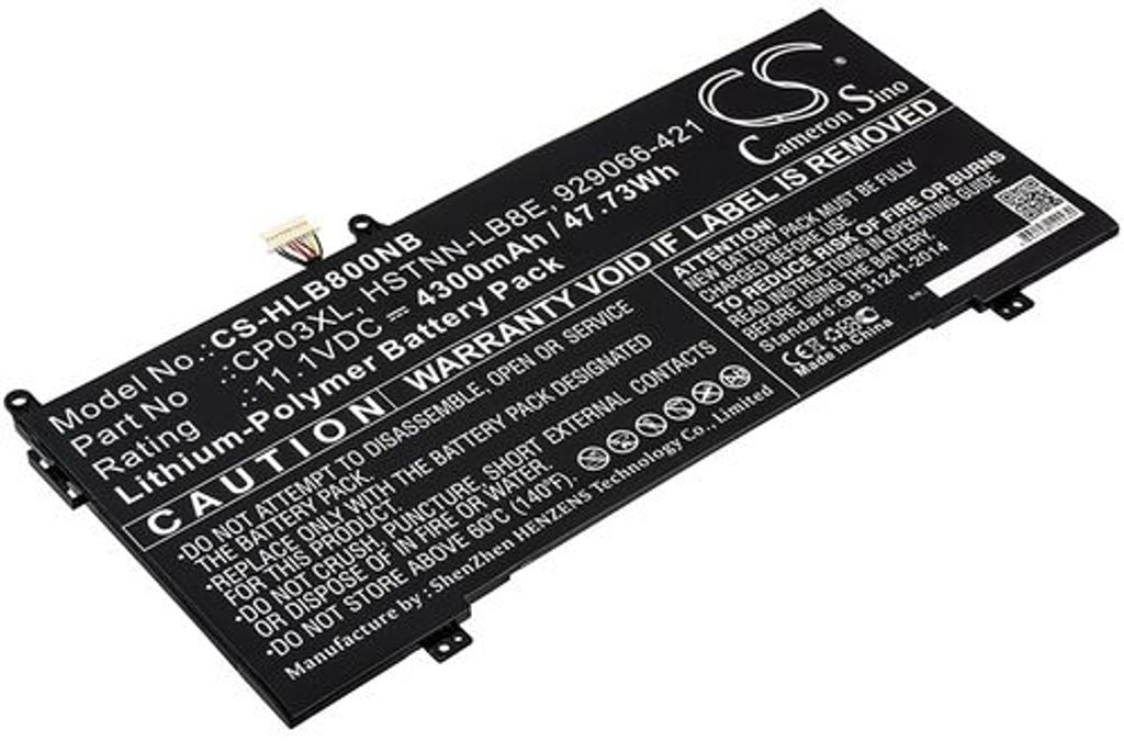 Battery for HP Specter x360 13 Convertible etc