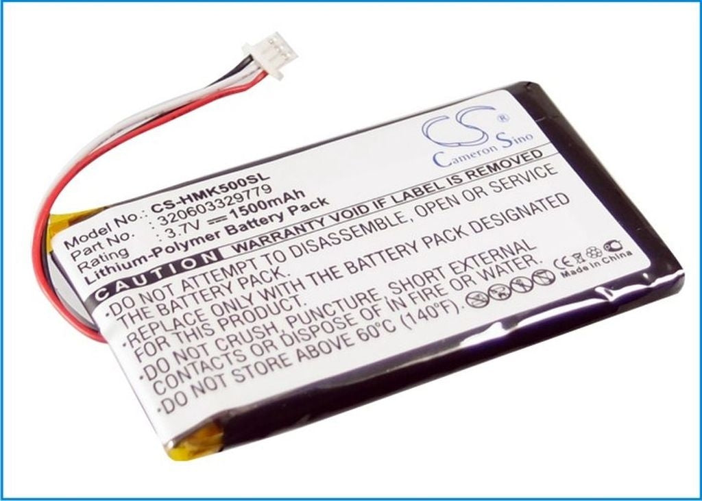 Battery for Harmon Kardon GPS-500 etc