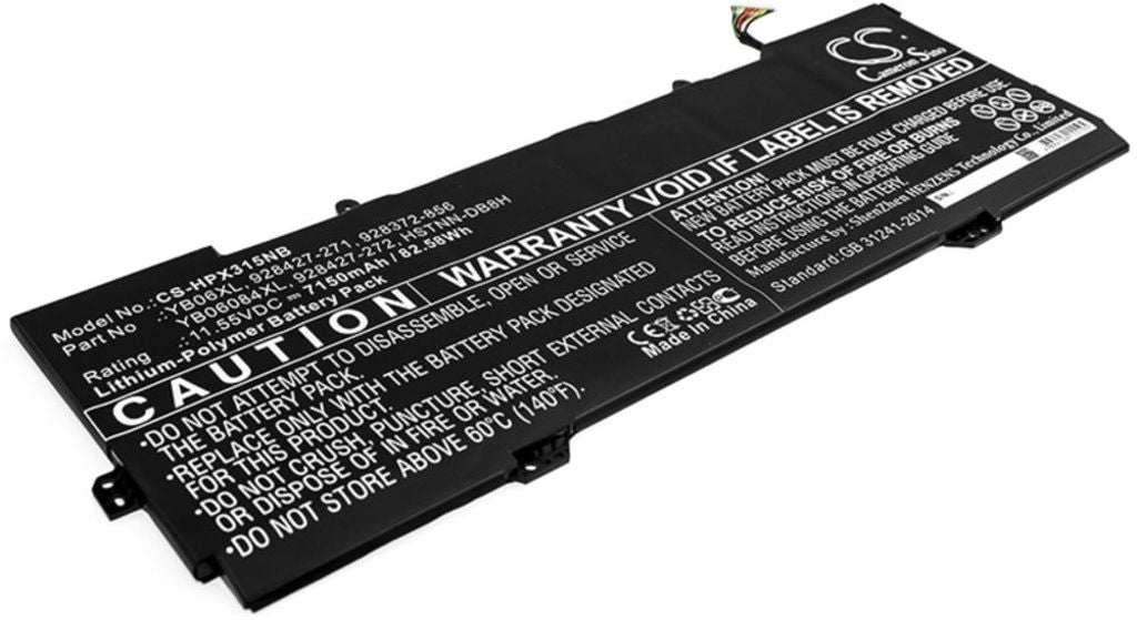 Battery for Hp Specter X360 15-CH000NA etc