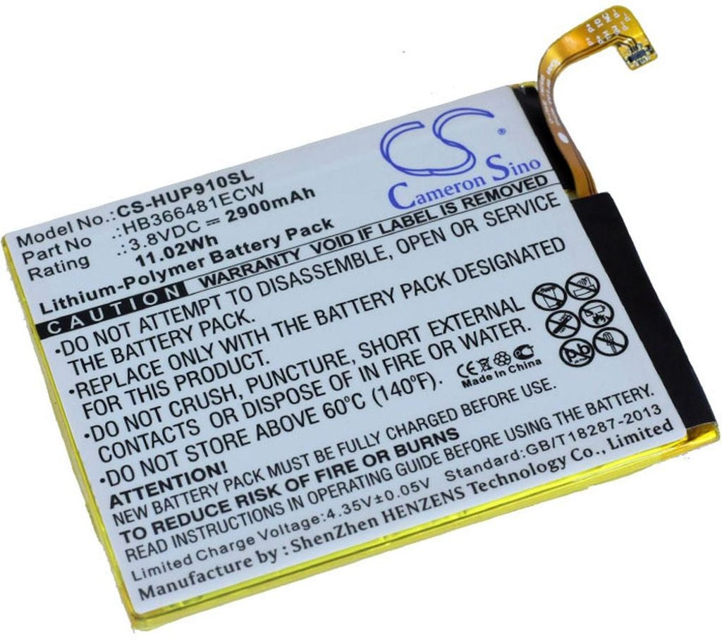 Battery for Huawei HB366481ECW replacement battery