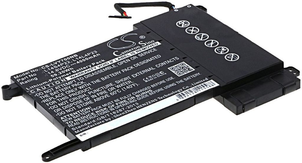 Battery for Lenovo Eraser Y700 etc