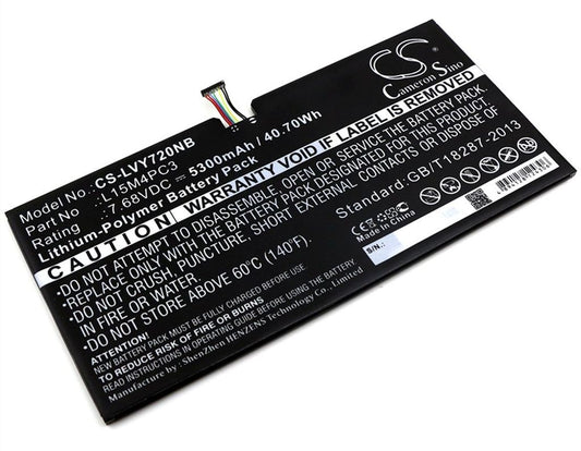 Battery for Lenovo IdeaPad Miix 720 etc