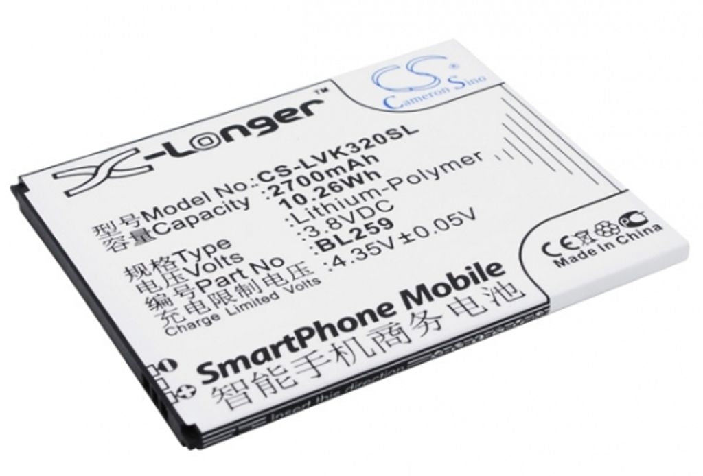 Battery for Lenovo Lemon 3 etc