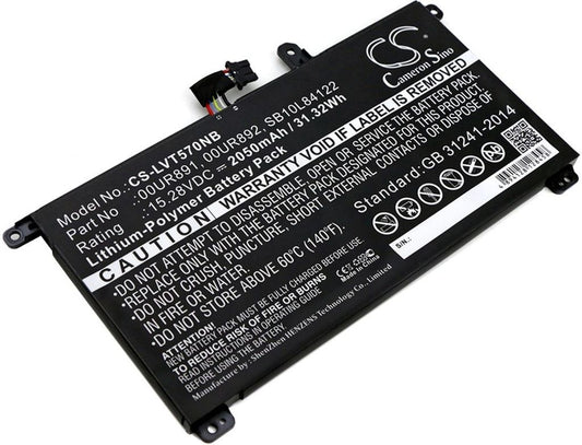 Battery for Lenovo T570 etc