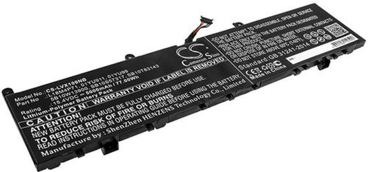 Battery for Lenovo ThinkPad P1 2019 20QTA00PCD etc