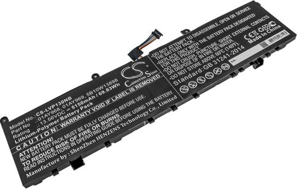 Battery for Lenovo ThinkPad P1 (20MD000DGE) etc