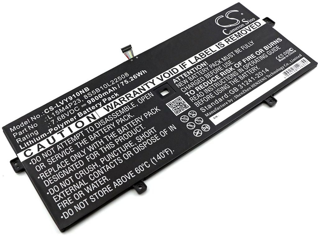 Battery for Lenovo YOGA 910 etc