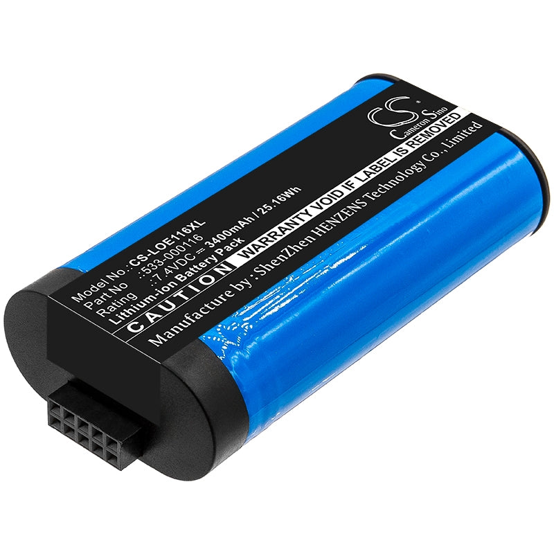 Battery for Logitech 533-000116, UE MegaBoom etc. Speaker 3400mAh, 7.4V