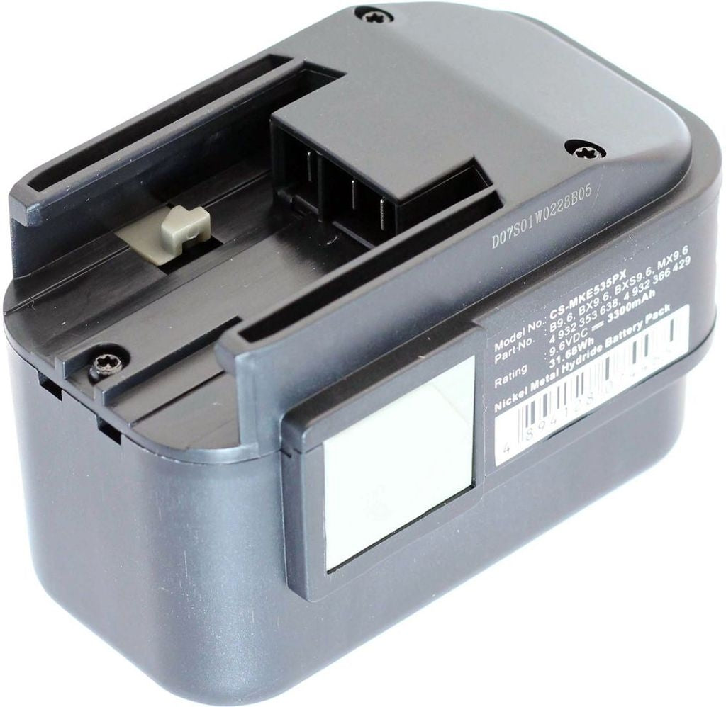 Battery for MILWAUKEE 9.6V 3.0Ah NI-MH