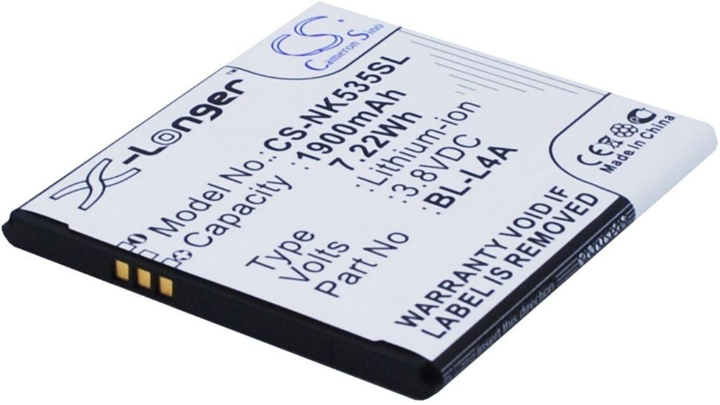 Battery for Microsoft Lumia 535 etc