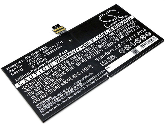 Battery for Microsoft Surface Pro 4, Micosoft 1724, etc