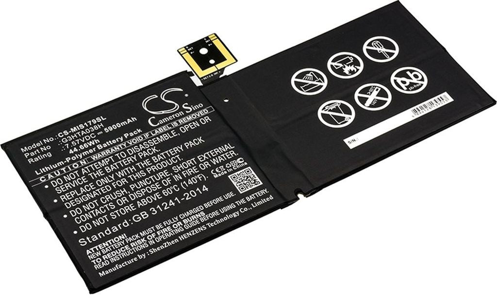 Battery for Microsoft Surface Pro 5 etc