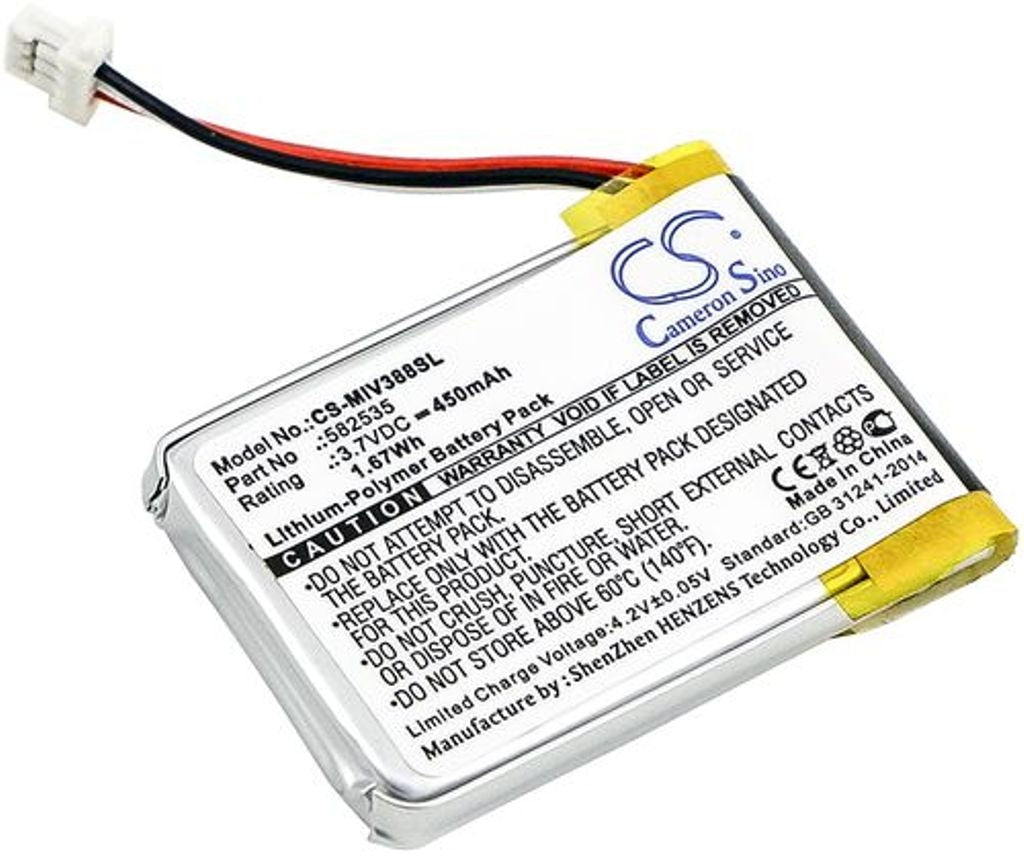 Battery for Mio Mivue 388 etc