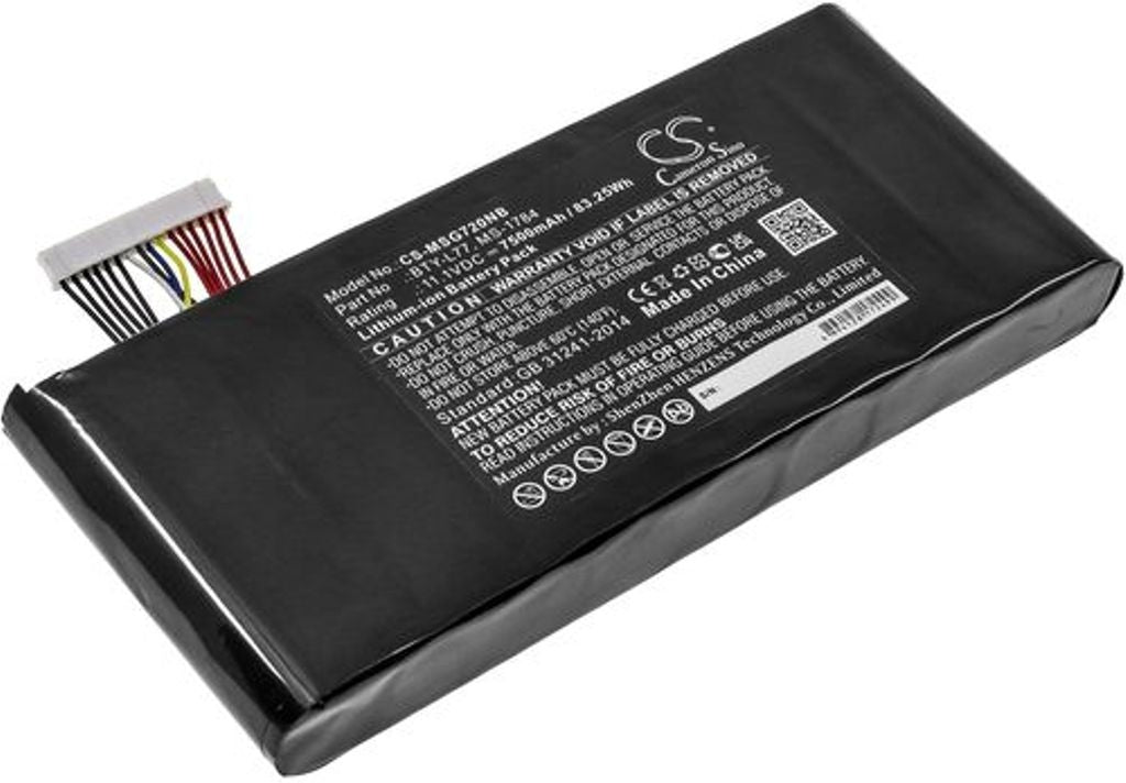 Battery for Msi GT72 6QDG16H21 etc