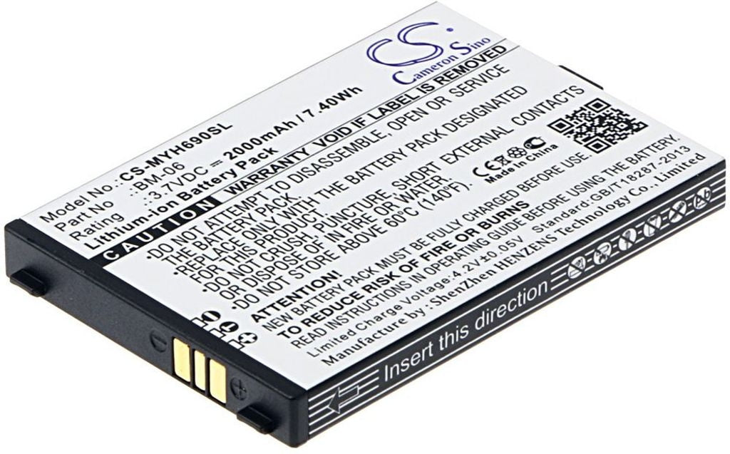 Battery for Myphone Hammer Iron etc