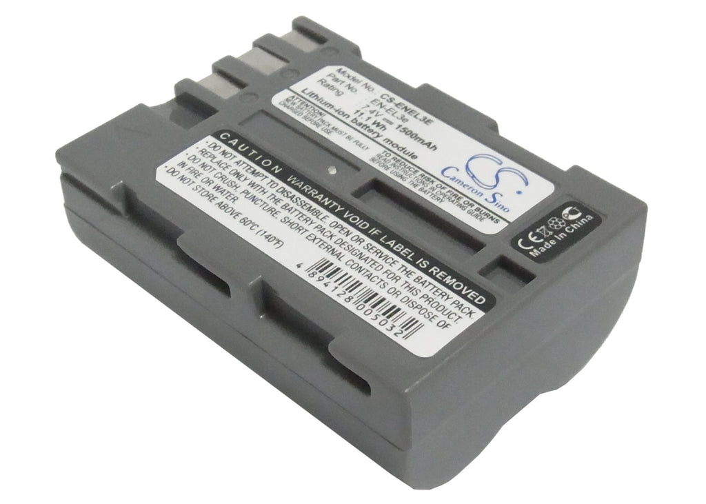 Battery for Nikon D-SLR D50 D70 D80 D90 D100 D200 etc., 7.4V 1500mAh