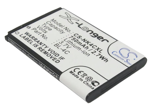 Battery for Nokia 1661 etc.