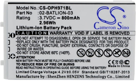 Battery for Opticon OPL-7724 etc