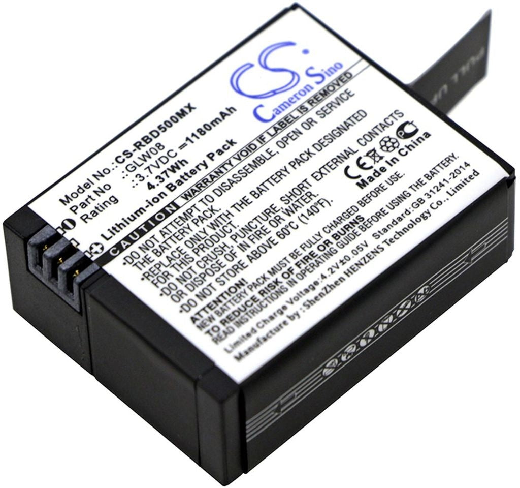Battery for Rollei Actioncam 500 etc