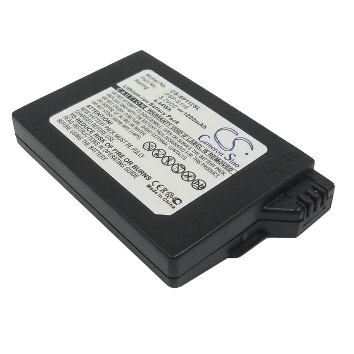 Battery for SONY PSP 2th etc., 3.7V, 1200mAh