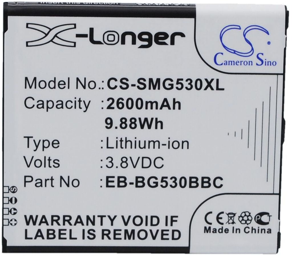 Battery for Samsung Galaxy Gran Prime Duos TV etc