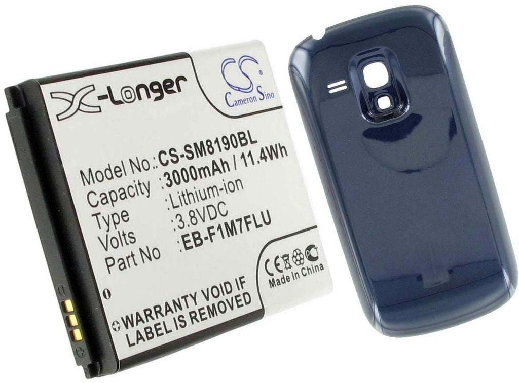 Battery for Samsung Galaxy S 3 Mini etc. 3000 mAh replacement battery